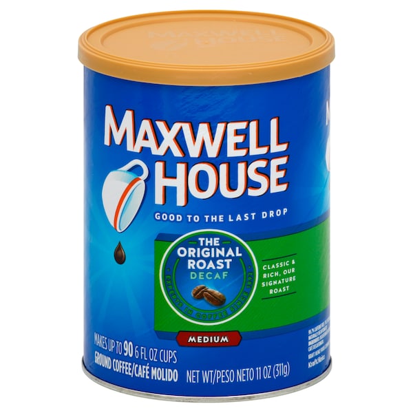 Maxwell House Maxwell House Decaffeinated Original Medium Ground Coffee 11 oz., PK6 - 00043000056677