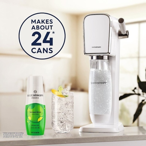 Sodastream Classics Soda Drink Mix, Water, Lemon Lime, 14.9 fl-oz Bottle - 1424226012
