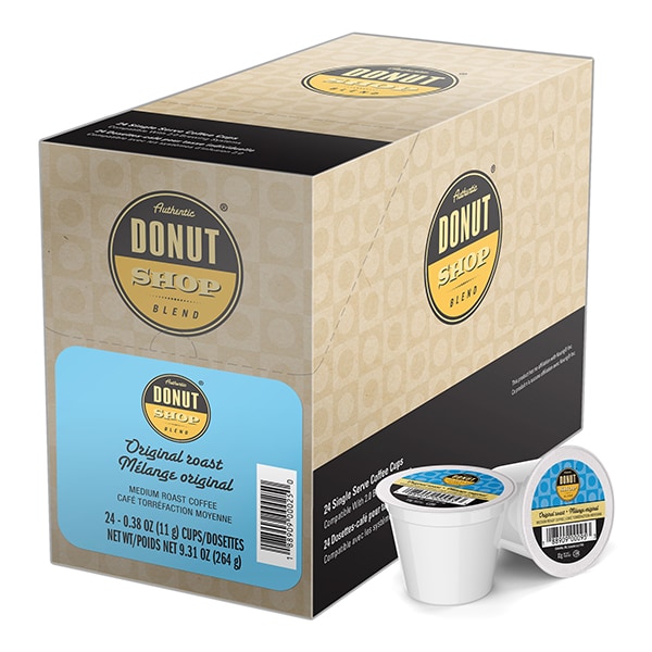 Authentic Donut Shop Blend Original Roast, Single Serve Cup, PK96 PK - SNDO2100