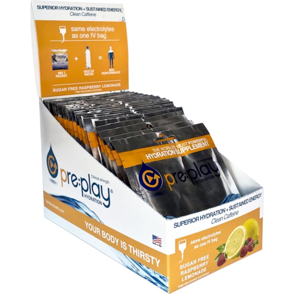 Hydration Health Products Pre:play Hydration Powder, Raspberry Lemonade, PK25 - 35790