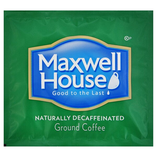 Maxwell House Maxwell House Filter Pack Decaffeinated Ground Coffee .7 oz., PK100 - 10043000395681