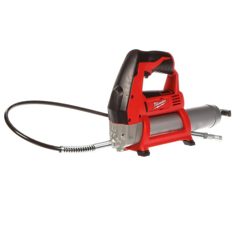 Milwaukee M12 FUEL 12V Lithium-Ion Brushless Cordless 3/8 in. Ratchet Kit con Pistola de Grasa M12 - 2557-22-2446-20