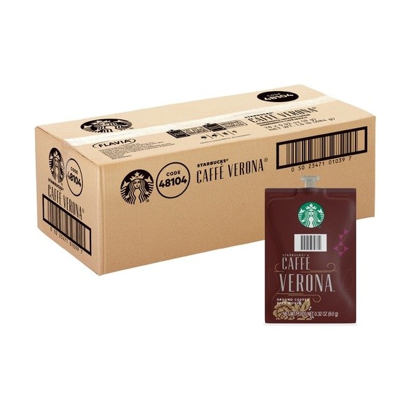 Lavazza Coffee, Freshpack, Dark Roast, Caffe Verona, 0.32oz, 7BN, 76PK - LAV48104