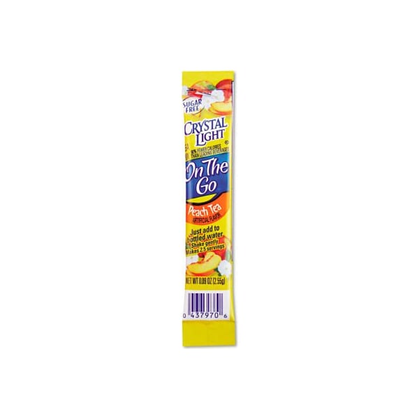 Kraft Foods Crystal Light Flavored Drink Mix, Sugar Free, Peach Tea, 0.9 oz., 30/Box - CRY79700