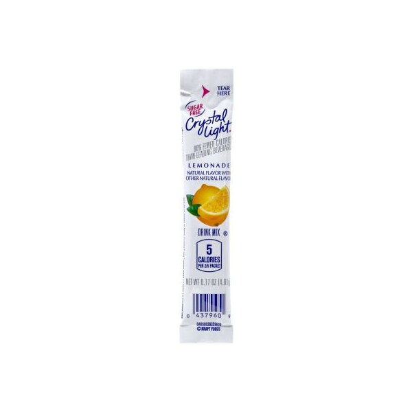 Green Rabbit Holdings CRYSTAL LIGHT On-The-Go Sugar-Free Drink Mix Lemonade, 30 Count, 2 Pack - 30700153