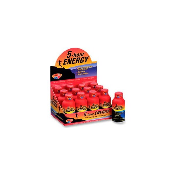 Marjack 5-Hour Energy Energy Drink, Berry, 1.93 oz., 12 / Pack - FHE500181