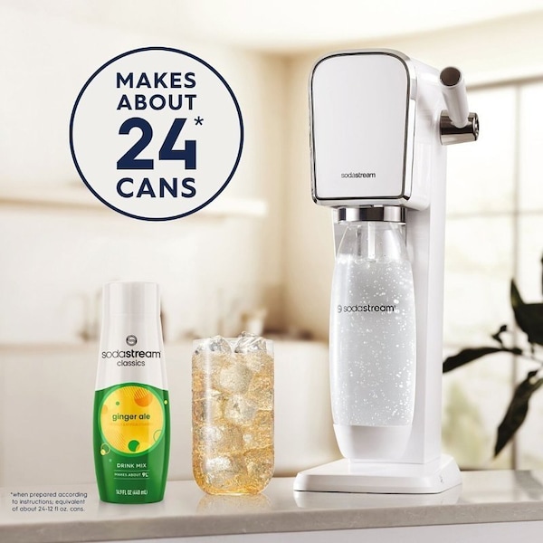 Sodastream Classics Soda Drink Mix, Water, Ginger Ale, 14.9 fl-oz Bottle - 1424201012
