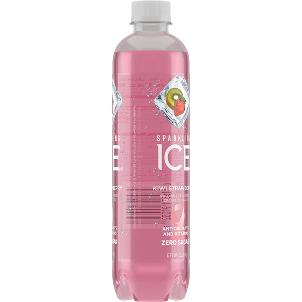 Sparkling Ice Sparkling Ice Kiwi Strawberry Sparkling Water 17 oz. Bottle, PK12 - FG00018