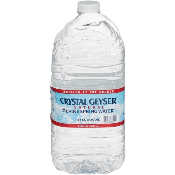 Crystal Geyser Crystal Geyser Natural Alpine Spring Water, 1 Gallon Jug - CGW12514-EA