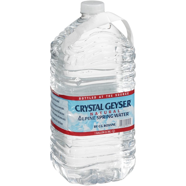 Crystal Geyser Crystal Geyser Natural Alpine Spring Water, 1 Gallon Jug - CGW12514-EA
