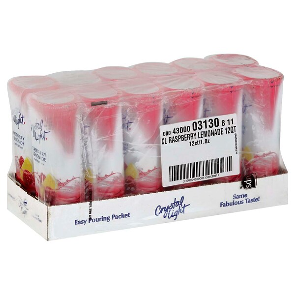 Crystal Light Crystal Light Lemonade Raspberry Beverage Mix 1.8 oz., PK12 - 00043000031308