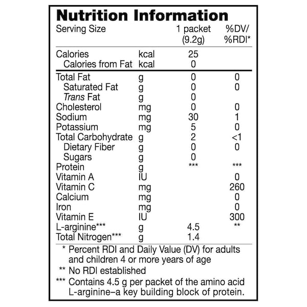 Nestle Nestle Arginaid Cherry Arginine Powder 0.32 oz. Packets, PK56 - 10043900359844