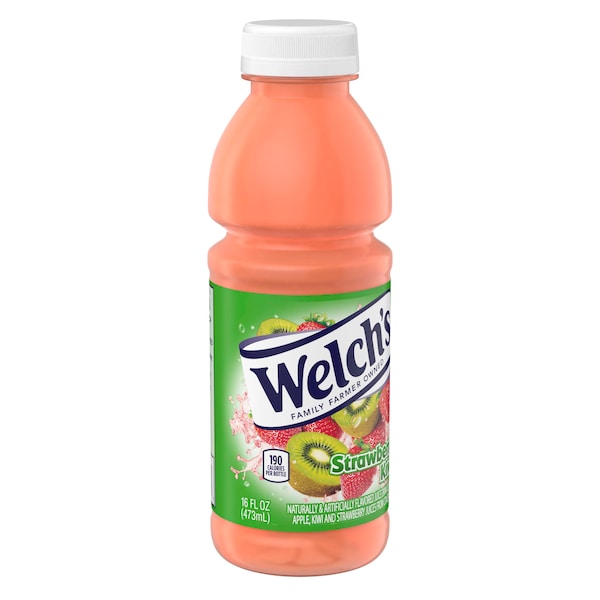 Welchs Welch's Strawberry Kiwi PET Bottle Drink 16 fl. oz. Bottle, PK12 - WPD30199