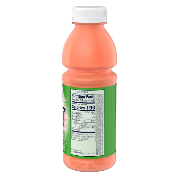 Welchs Welch's Strawberry Kiwi PET Bottle Drink 16 fl. oz. Bottle, PK12 - WPD30199