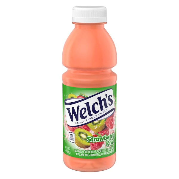 Welchs Welch's Strawberry Kiwi PET Bottle Drink 16 fl. oz. Bottle, PK12 - WPD30199