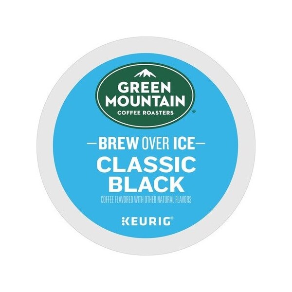 Green Mountain Coffee, Brew Over Ice, Classic, Black, K-Cup - GMT9027