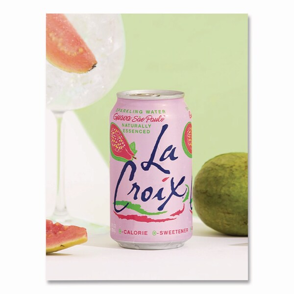 Lacroix Sparkling Water, Guava Sao Paulo, 12 oz Can, 24PK - NAV40113