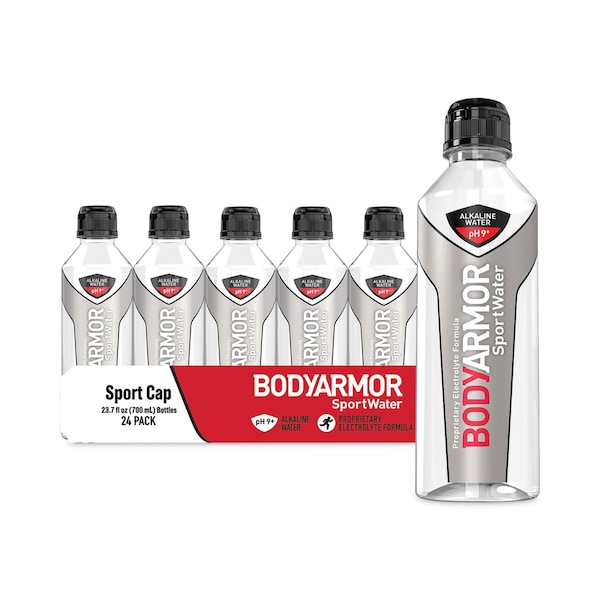Bodyarmor SportWater Alkaline Water, 23.67 oz Bottle, 24PK - 100701-1.0