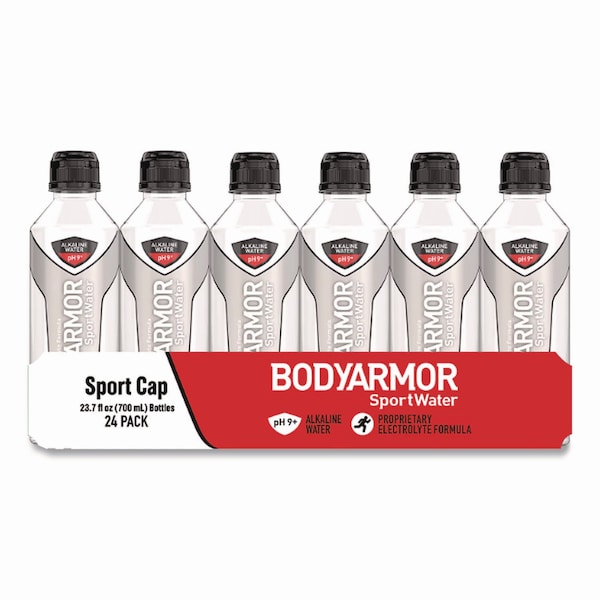 Bodyarmor SportWater Alkaline Water, 23.67 oz Bottle, 24PK - 100701-1.0