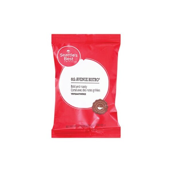 Five Star Distributors SeattlesBe, PREMEASURED COFFEE PACKS, 6TH AVENUE BISTRO, 2 OZ PACKET, 18PK - 11008560