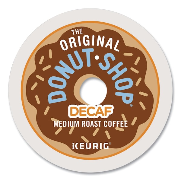 The Original Donut Shop Decaf Coffee K-Cups, 0.39 oz, 22PK - 5000341140