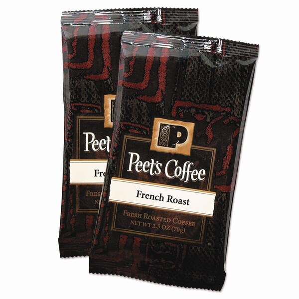 Peets Coffee & Tea Coffee Portion Packs, French Roast, 2.5 oz Frack Pack, 18PK - PCE02516