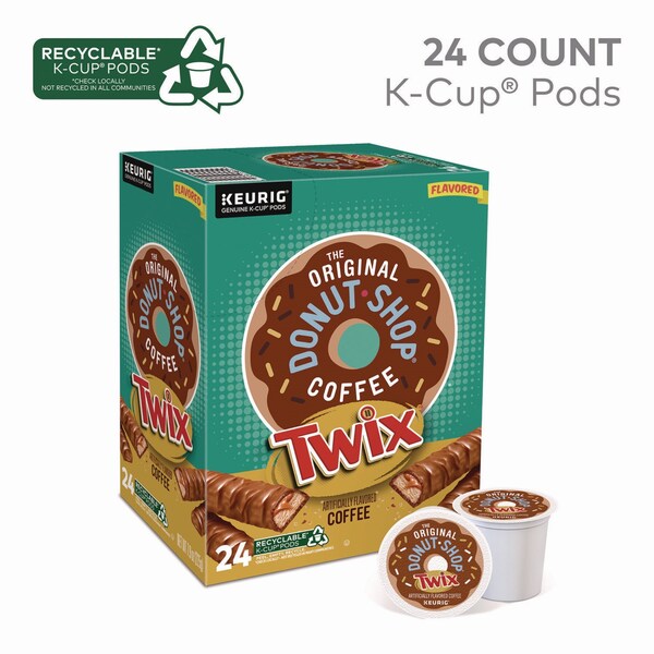 The Original Donut Shop Twix Flavored Coffee K-Cups, 24PK - 5000368824