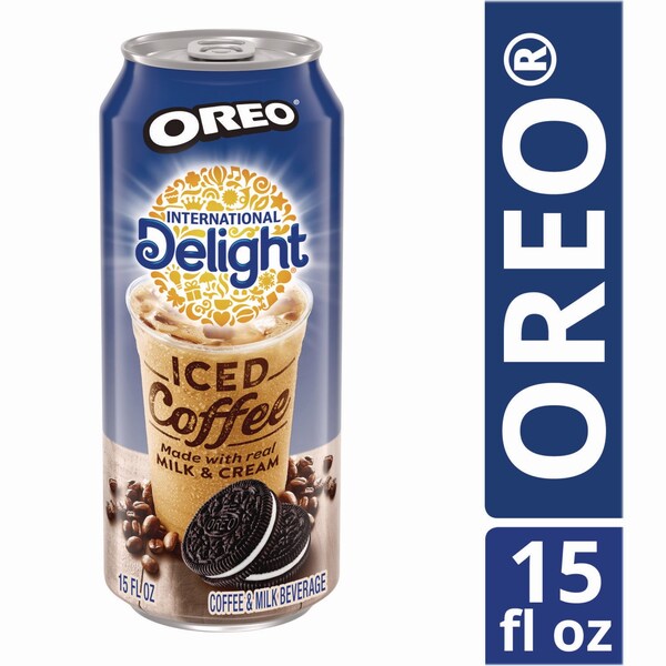 International Delight Iced Coffee, Oreo, 15 oz Can, 12PK - WWI07501