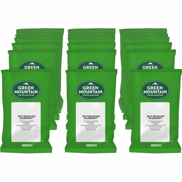 Green Mountain Coffee , Ground, Wild Mountain Blueberry Coffee, 2.2 oz, 50PK - 4783