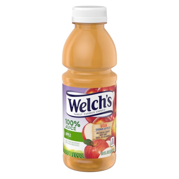 Welchs Welch's 100% Apple PET Bottle Juice 16 fl. oz. Bottle, PK12 - WPD30193