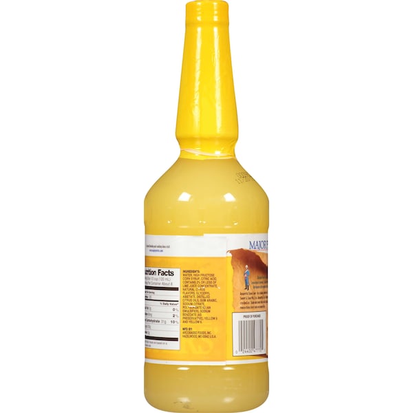 Major Peters Major Peters' Ready To Use Plastic Sweet N Sour Mix 33.8 oz., PK12 - FGBVMJP03