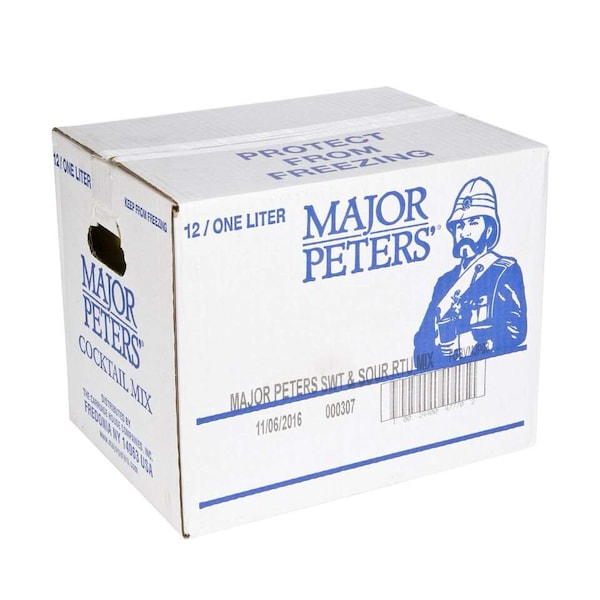 Major Peters Major Peters' Ready To Use Plastic Sweet N Sour Mix 33.8 oz., PK12 - FGBVMJP03