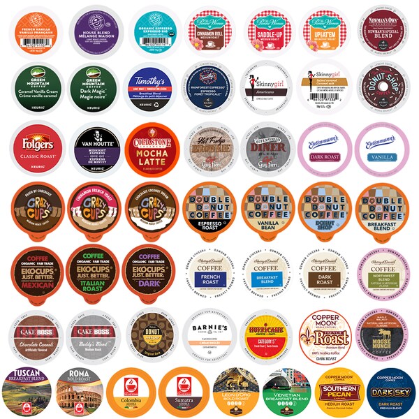 Perfect Sampler Perfect Samplers Premium Coffee Variety Pack -50 Ct - WM-PS-PREM-COFFEE-50