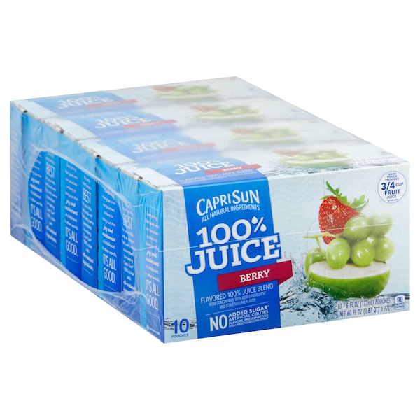 Capri Sun Beverage Berry Breeze 6 fl. oz., PK40 - 10087684001445