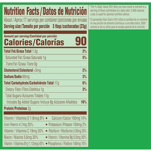 Nestle Nestle Milo Chocolate Nutritional Drink Mix 14.1 oz., PK12 - 00028000892302U
