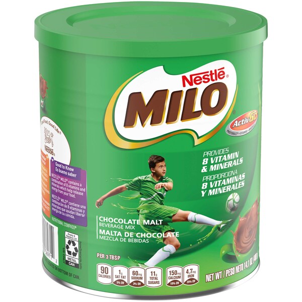 Nestle Nestle Milo Chocolate Nutritional Drink Mix 14.1 oz., PK12 - 00028000892302U