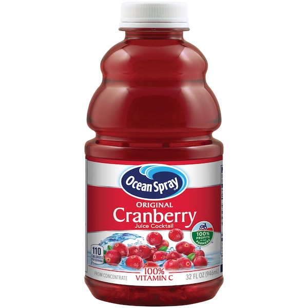 Ocean Spray Ocean Spray Cranberry Juice Cocktail 32 oz., PK12 - 21015