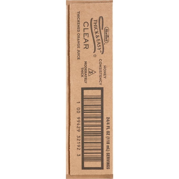 Thick & Easy Thick & Easy Clear Thickened Orange Juice Honey Consistency 4oz., PK24 - 32192