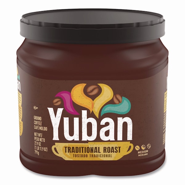 Yuban Original Premium Coffee. Traditional, 27.9 oz Canister, 6PK - 4300009410