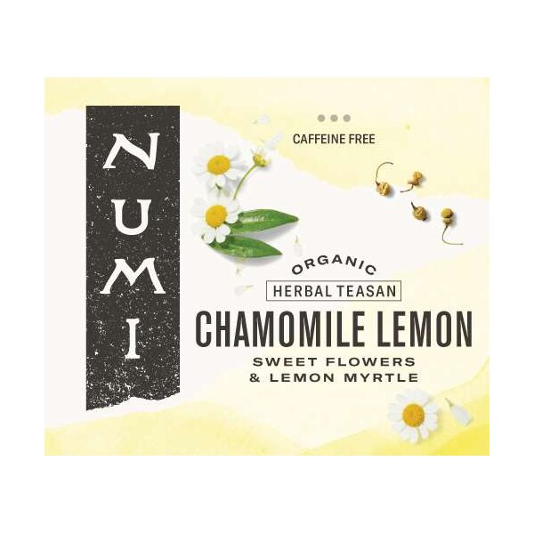 Numi Organic Tea Chamomile Lemon Herbal Tea, PK100 - 30150