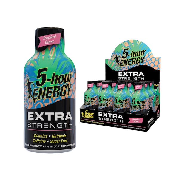 5 Hour Energy 5-hour Energy Tropical Sugar Free Tropical Energy Shot 1.93 oz - 785120