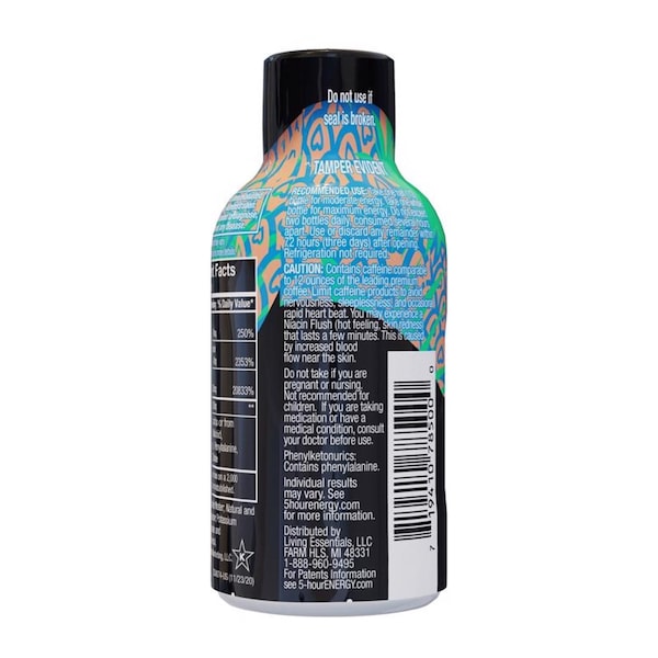 5 Hour Energy 5-hour Energy Tropical Sugar Free Tropical Energy Shot 1.93 oz - 785120