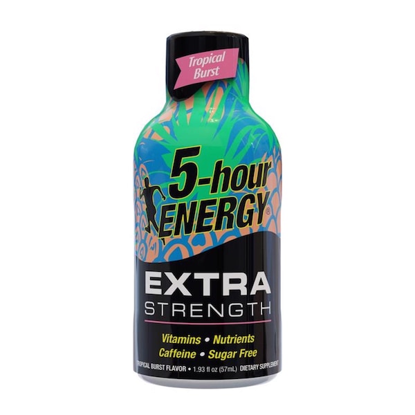 5 Hour Energy 5-hour Energy Tropical Sugar Free Tropical Energy Shot 1.93 oz - 785120