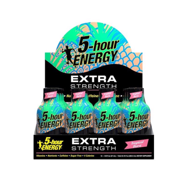 5 Hour Energy 5-hour Energy Tropical Sugar Free Tropical Energy Shot 1.93 oz - 785120