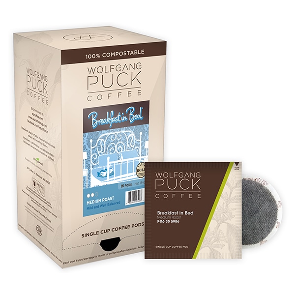 Wolfgang Puck Coffee Breakfast in Bed ® Soft Coffee Pods, PK96 PK - 016426