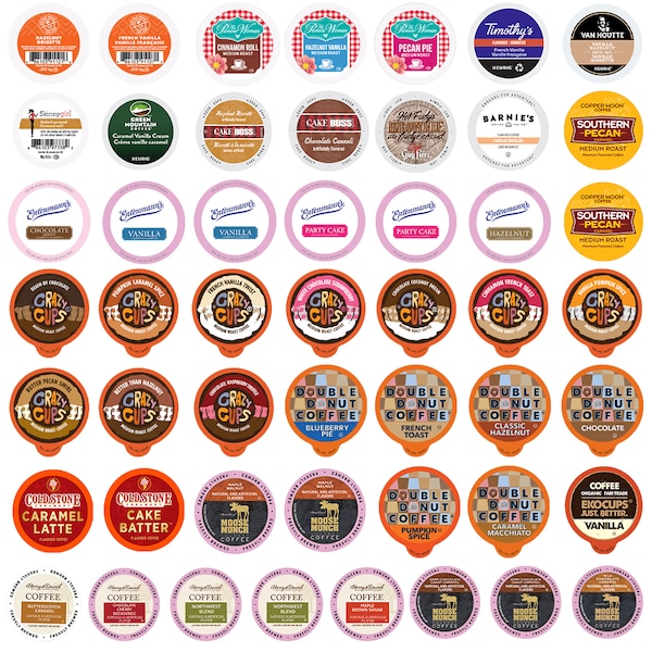 Perfect Sampler Perfect Samplers Flavored Coffee VP - Premium- 50 Ct - WM-PS-PREM-FLAVORED-50