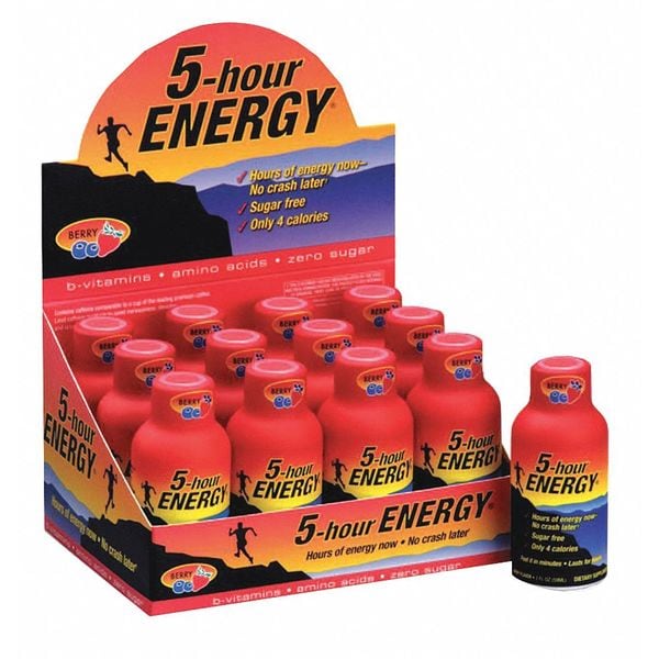 5 Hour Energy Drink, 5 Hour Energy, Berry, PK12 - 500181