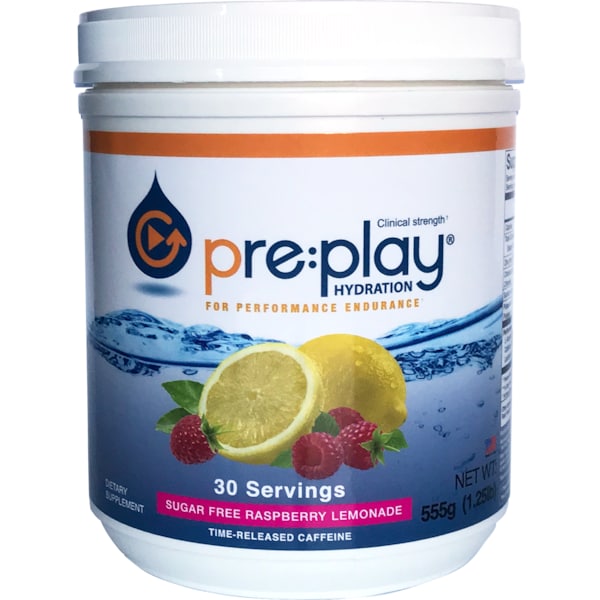 Hydration Health Products Pre:play Hydration Powder, Raspberry Lemonade, 30 Serving Tub - 35141