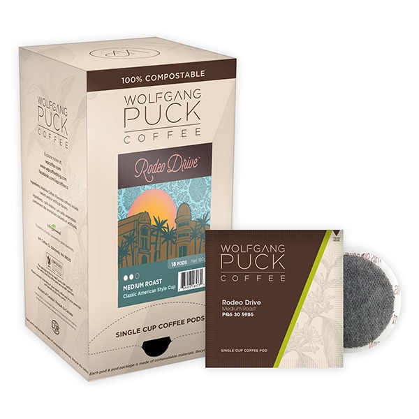Wolfgang Puck Coffee Rodeo Drive ® Soft Coffee Pods, PK108 PK - 016433