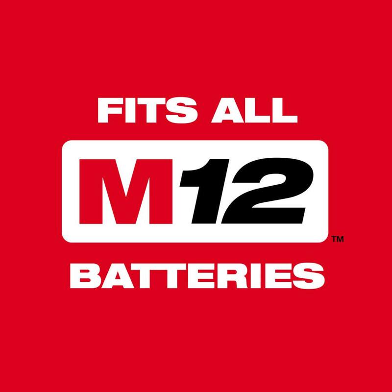 Milwaukee M12 12-Volt Llave de trinquete inalámbrica de 3/8 pulgadas de iones de litio (solo herramienta) y Multi-Herramienta M12 (solo herramienta) con Kit de inicio M12 - 2457-20-2426-20-48-59-2420